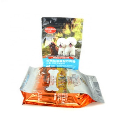 Wholesale Customized Reusable Pet Food Plastic Packaging Bag